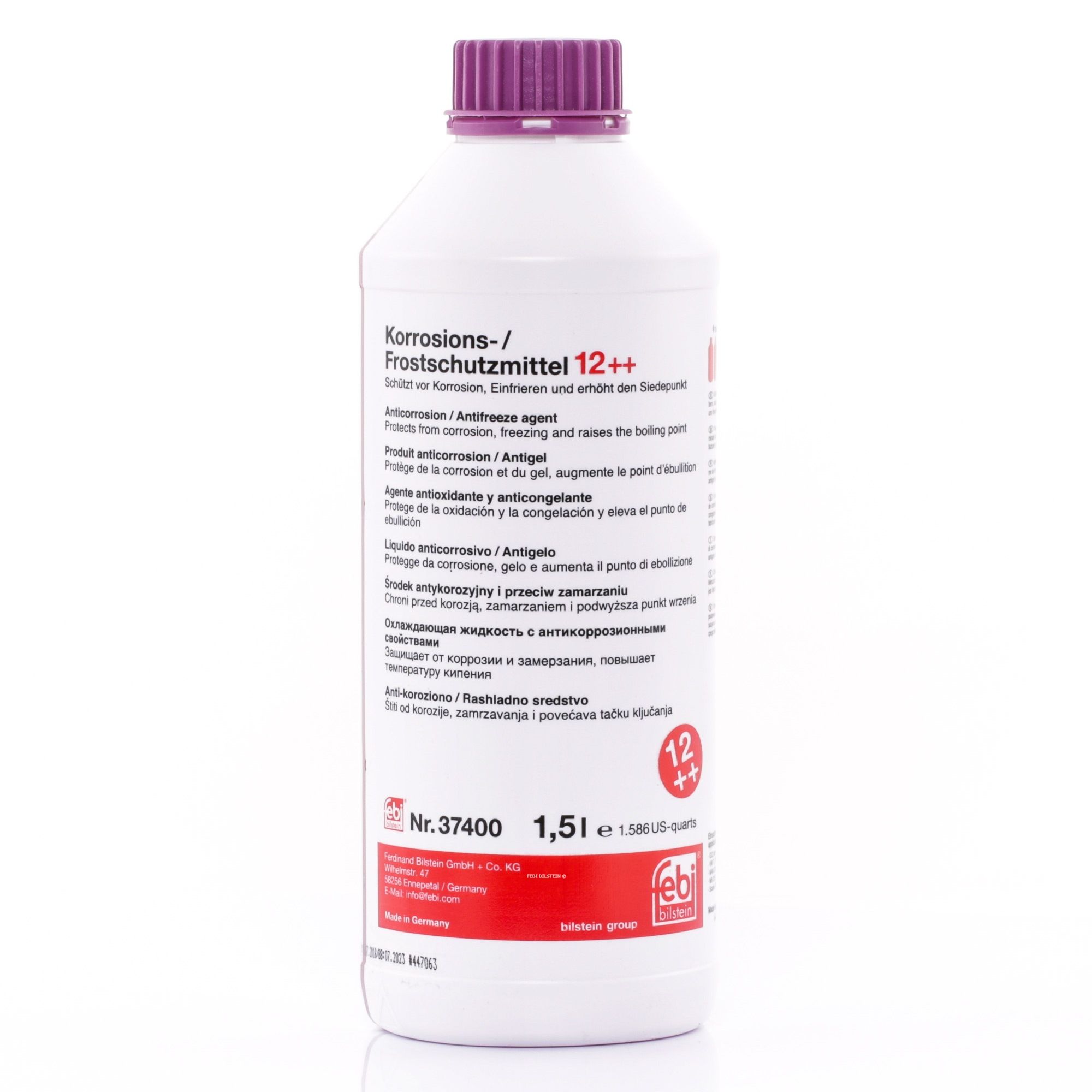 FEBI 37400-G12+ G13 ANTİFRİZ VW ONAYLI (EFLATUN RENGİ) 1.5 LT/550